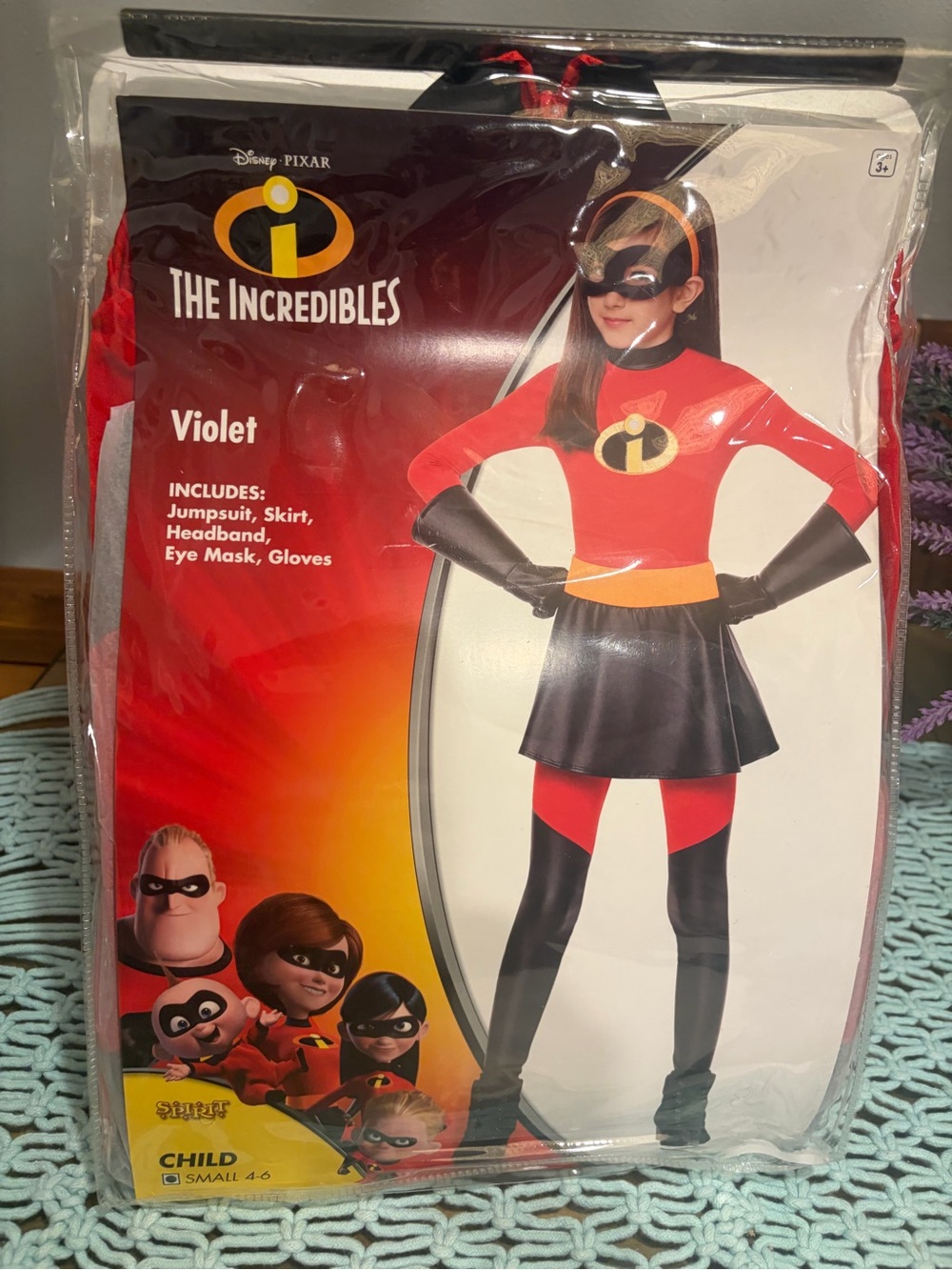 Violet - The Incredibles - Spirit Halloween Costume - NWT small